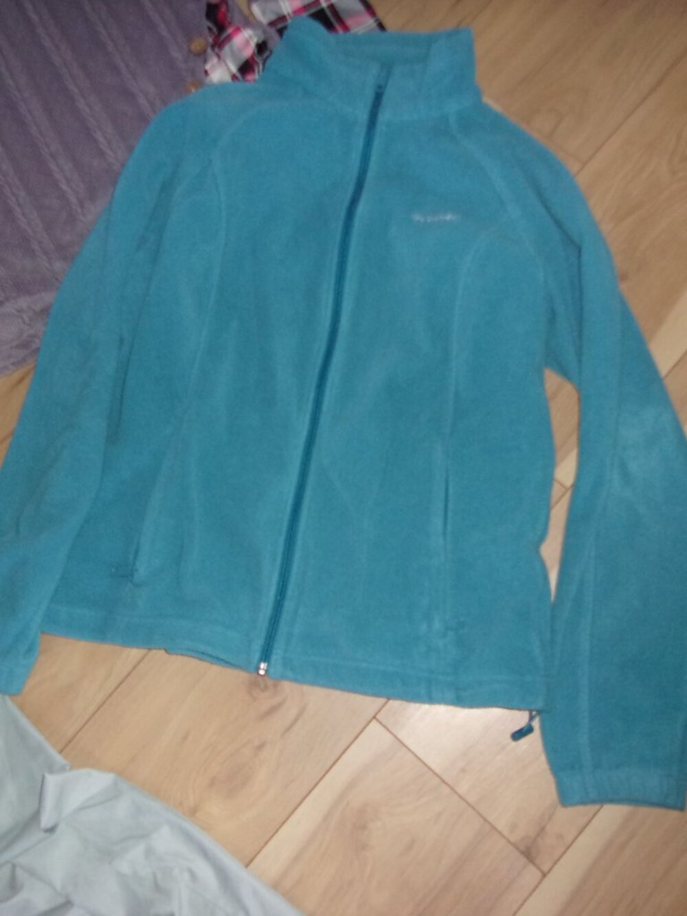 Columbia womens size  extra large blue  sweatshirt coat fleece jacket